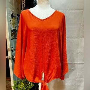 Pixi + ivy Apricot Colored Blouse